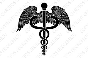 Caduceus Medical Doctor Symbol