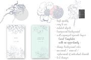 Card templates, floral illustrations, a Card Template by AnastasiyaOleynik (Thumbnail 9 of 10)