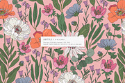 Elegant Floral Patterns: Botanical, a Pattern Graphic by likorbut (Thumbnail 4 of 21)