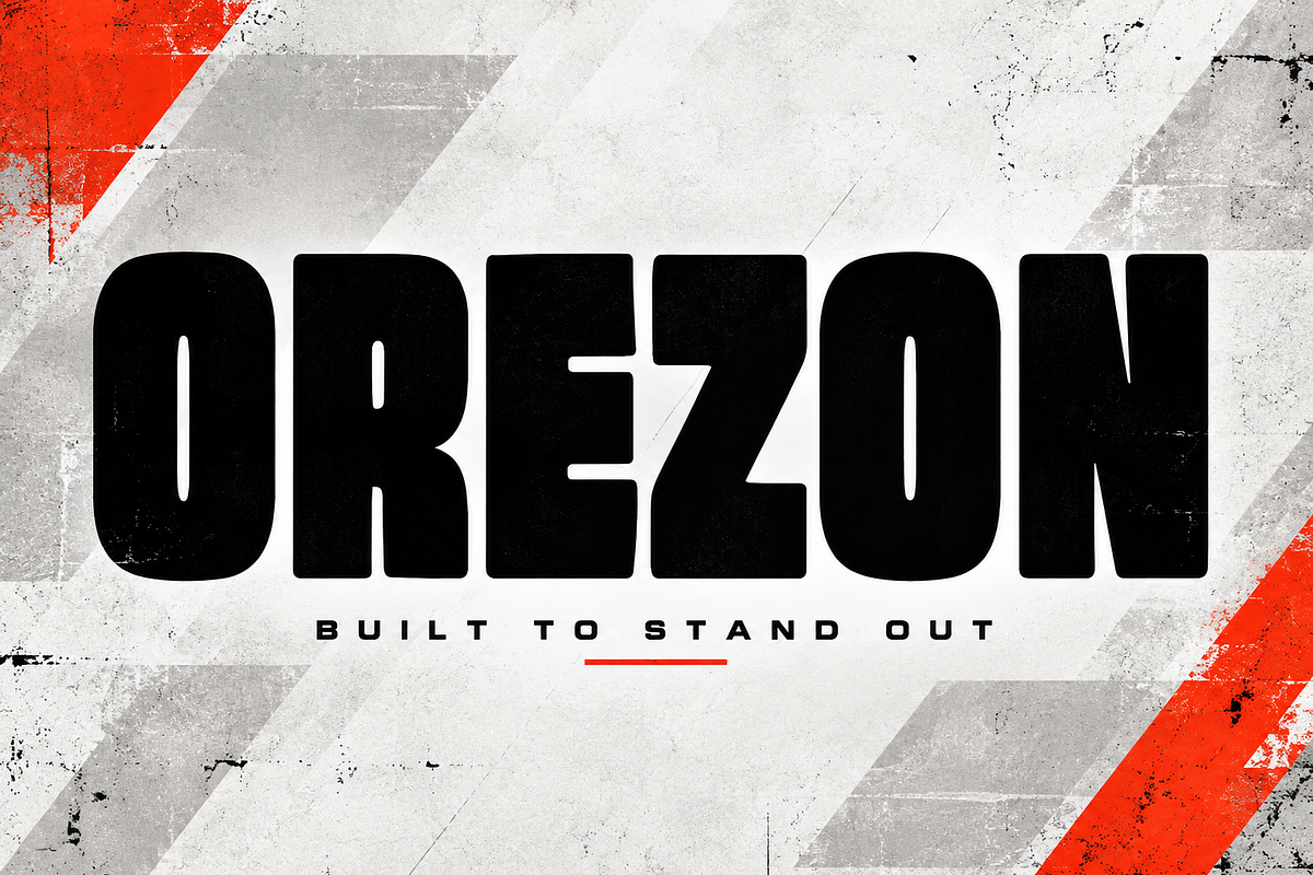 Orezon, a Slab Serif Font by Wow Magic (Photo 1 of 4)