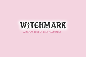 Witchmark Serif - A Tarot Font, a Handwritten Font by Beck McCormick