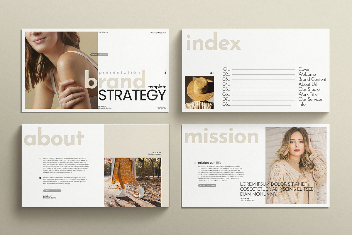 Brand Strategy Presentation Template, a Presentation Template by E-Type (Photo 2 of 5)