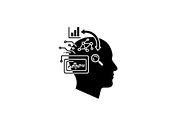 Brain Analytics Silhouettes, a Graphic by hafijul (Thumbnail 3 of 14)