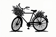 Charming Bicycle with Flowers, an Illustration by Amazin_art (Thumbnail 14 of 21)