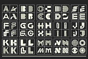 Letter Logo Template Vol 2, a Solid Icon by Tekuni (Thumbnail 2 of 12)