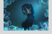 Botanical X-Ray Floral Overlays, a Texture Graphic by PhotoSpirit (Thumbnail 5 of 8)
