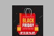 Black Friday Flyer Design, a Flyer Template by MightyDesign (Thumbnail 4 of 8)