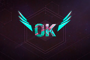 Polygonal Typeface + Vector Elements, a Graphic by Anton Moek (Thumbnail 8 of 10)