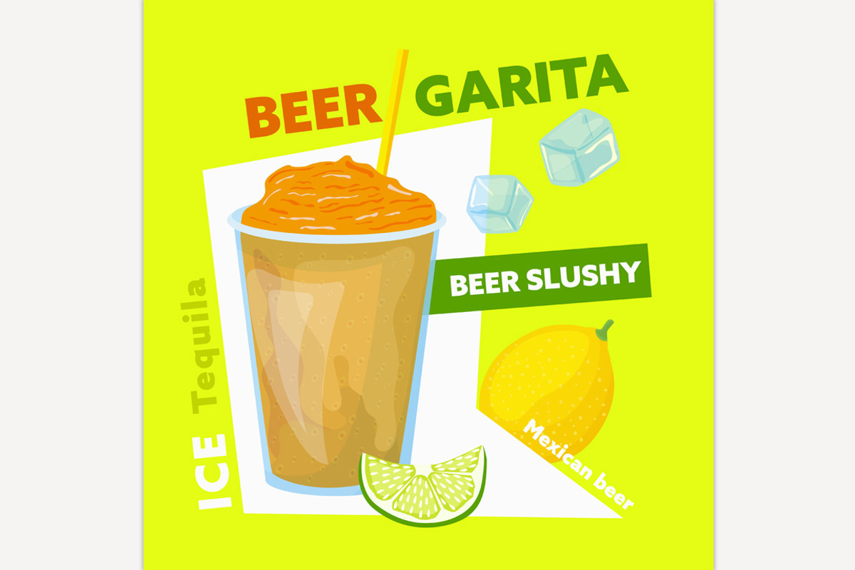 Beergarita. The ultimate cross, a Food Illustration by Anna's Shop