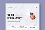 Website Landing Page Design Layout, a Landing Page Template by MightyDesign (Thumbnail 2 of 8)