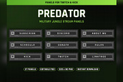 Predator Twitch & Kick Panels, an Object Graphic by Gear Store (Thumbnail 1 of 5)