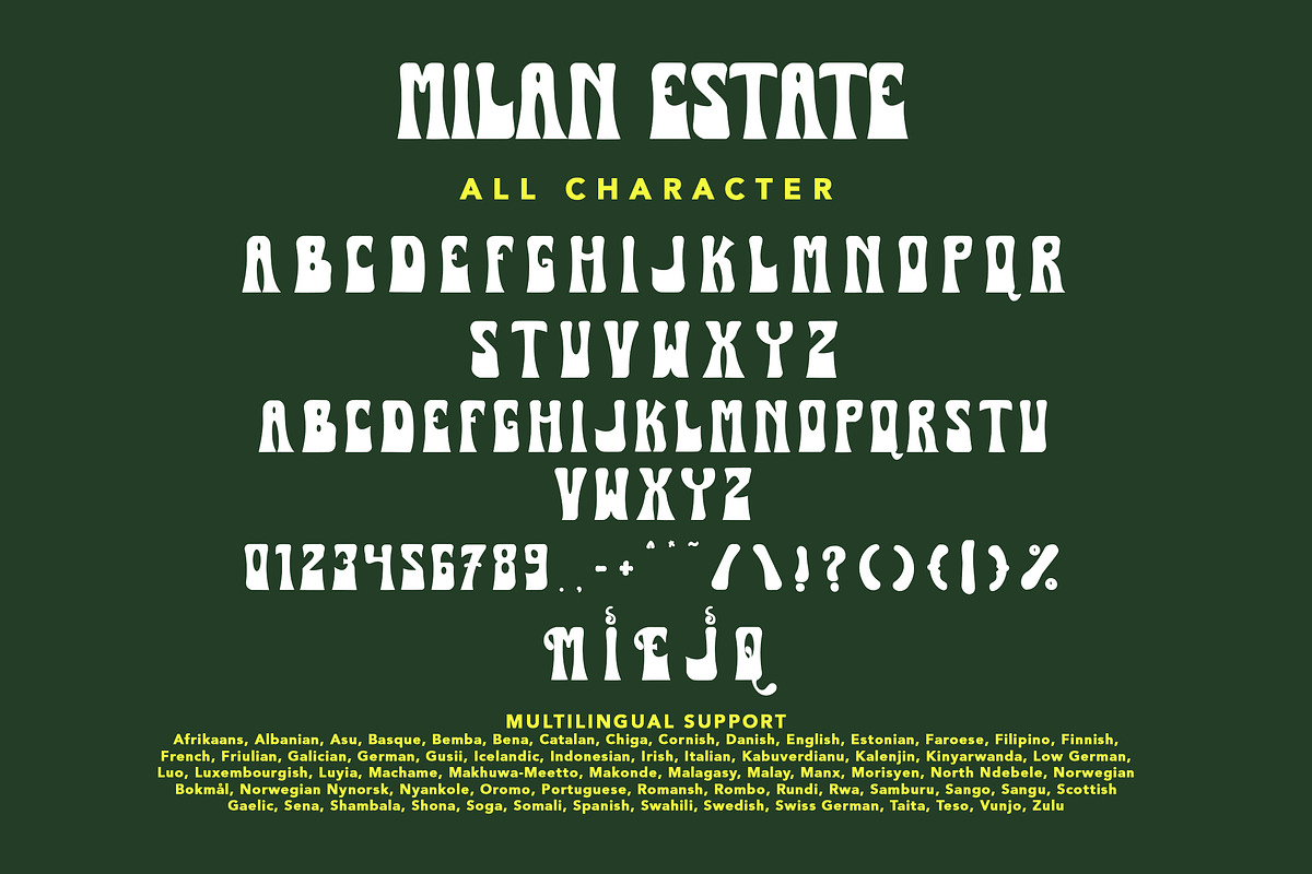 Milan Estate, a Handwritten Font by HATFSTUDIO (Photo 7 of 8)