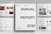 Annual Report Brochure Template, a Brochure Template by Boris Cupac (Thumbnail 1 of 7)
