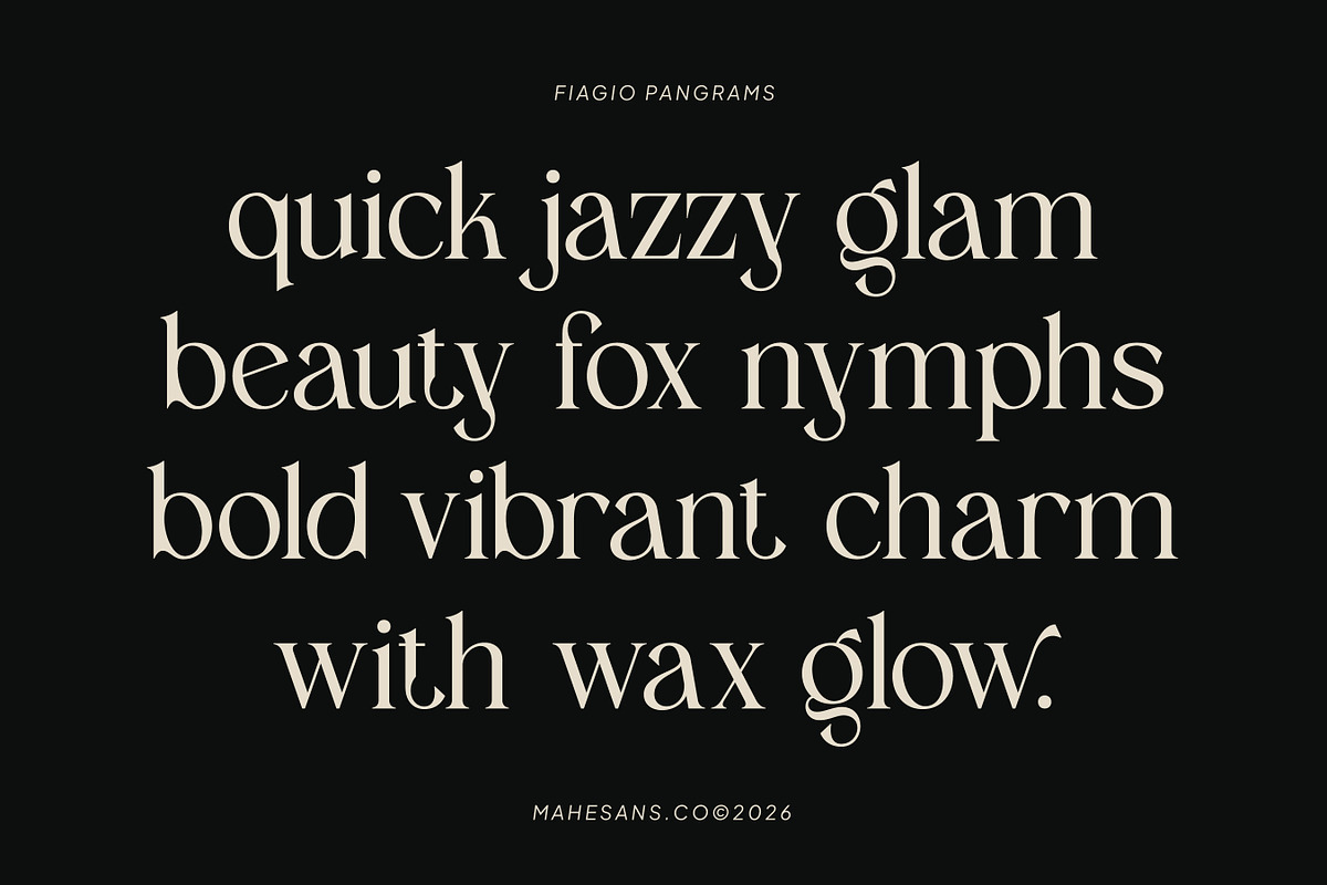 Fiagio – Elegant Vintage Serif, a Serif Font by Mahesans Co (Photo 8 of 11)