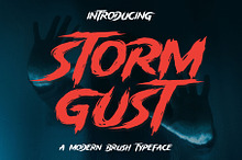 Storm Gust - Horror Font
