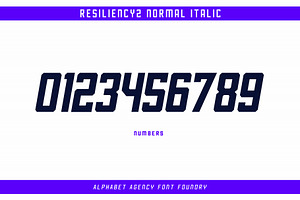 RESILIENCY FONT FAMILY