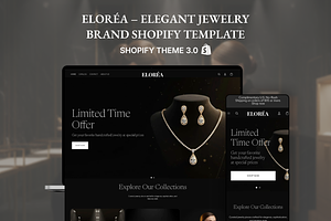 Elorea - Gold Luxury Jewelry Shopify, a Shopify Template by AtelierDuVow