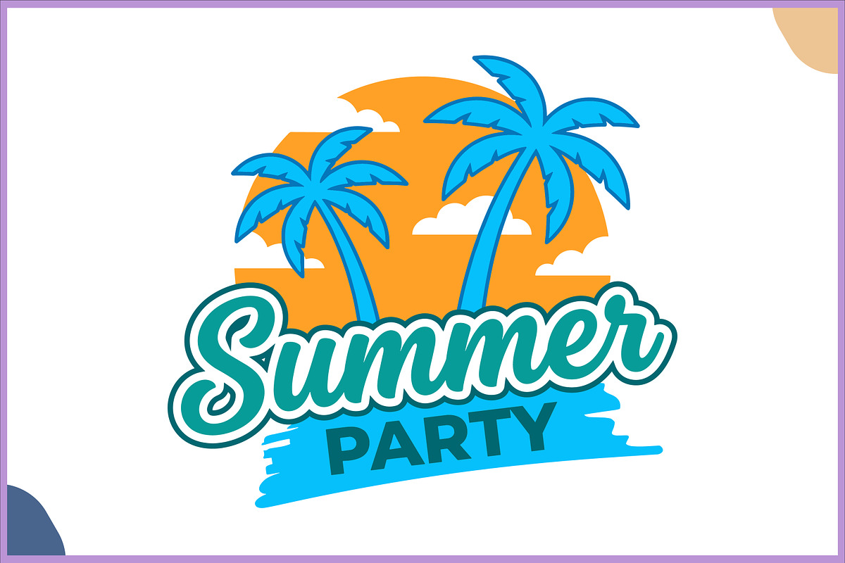 Summer Party Tropical Beach SVG, an Object Illustration by Gfx Expert Team (Photo 3 of 3)