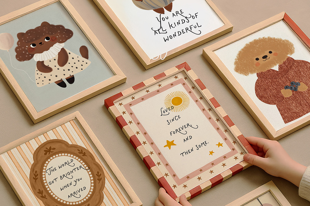 For Tiny Folks - nursery art prints, a Background Graphic by Purple (Photo 7 of 7)