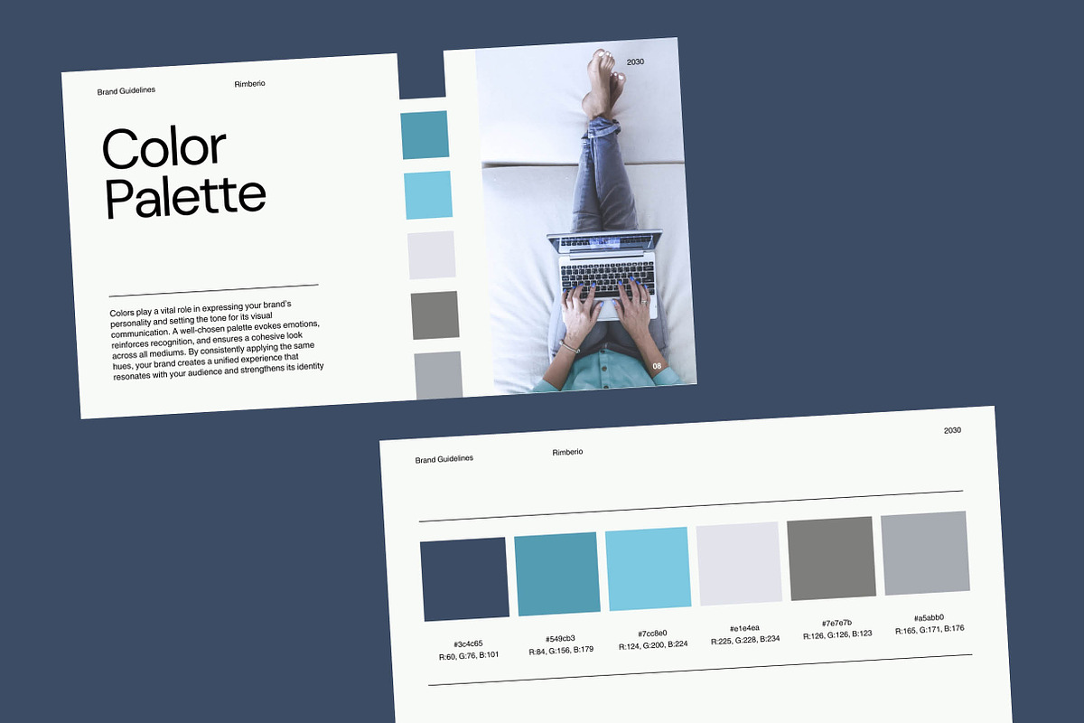 Modern Brand Manual – Canva Template, a Templates & Theme by R-studio (Photo 5 of 9)
