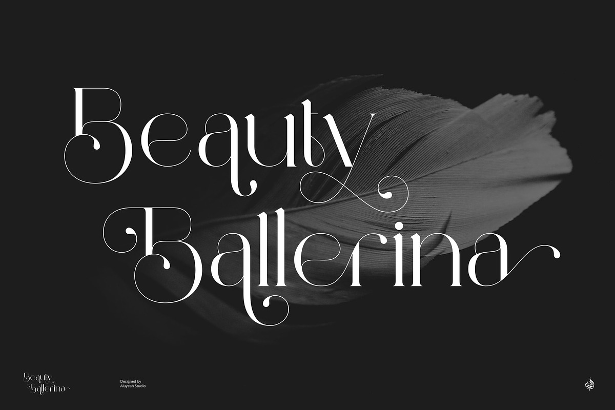 Beauty Ballerina, a Serif Font by Aluyeah Studio (Photo 2 of 15)