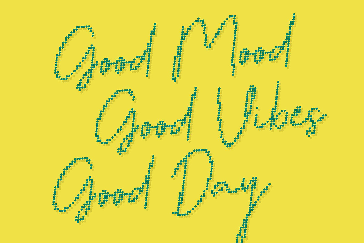 CS Galysia Disco, a Script Font by Craft Supply Co. (Photo 4 of 8)