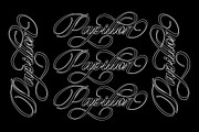 Beautiful Heliography Outline, a Script Font by Has_rizal (Thumbnail 3 of 12)