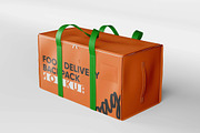 Food Delivery Backpack Mockup, a Packaging Mockup by Hubzway (Thumbnail 2 of 2)