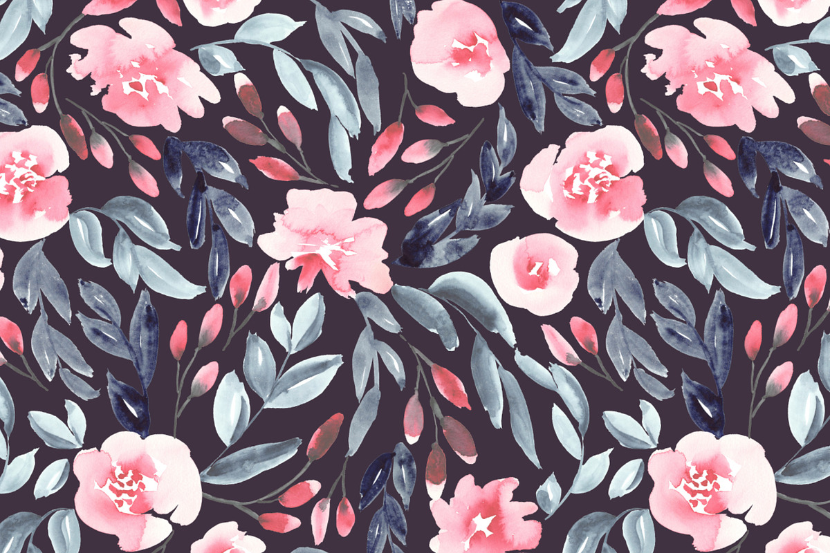 Pink, blue and purple, a Pattern Graphic by Anya-D (Photo 2 of 5)