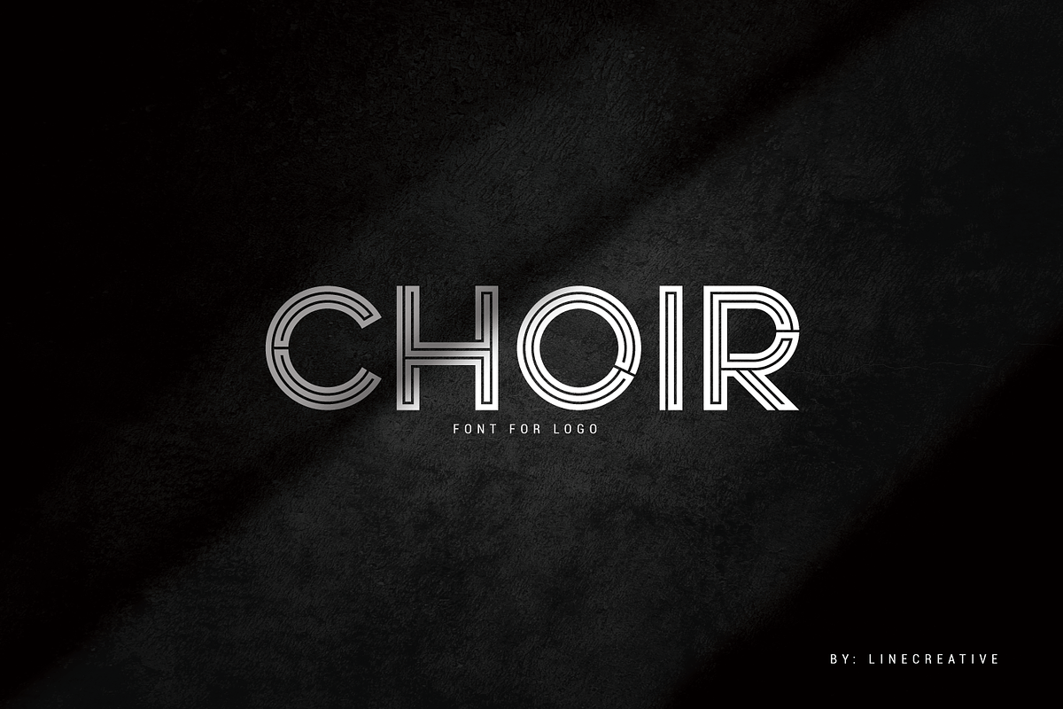 Choir, a Sans Serif Font by Linecreative (Photo 1 of 13)