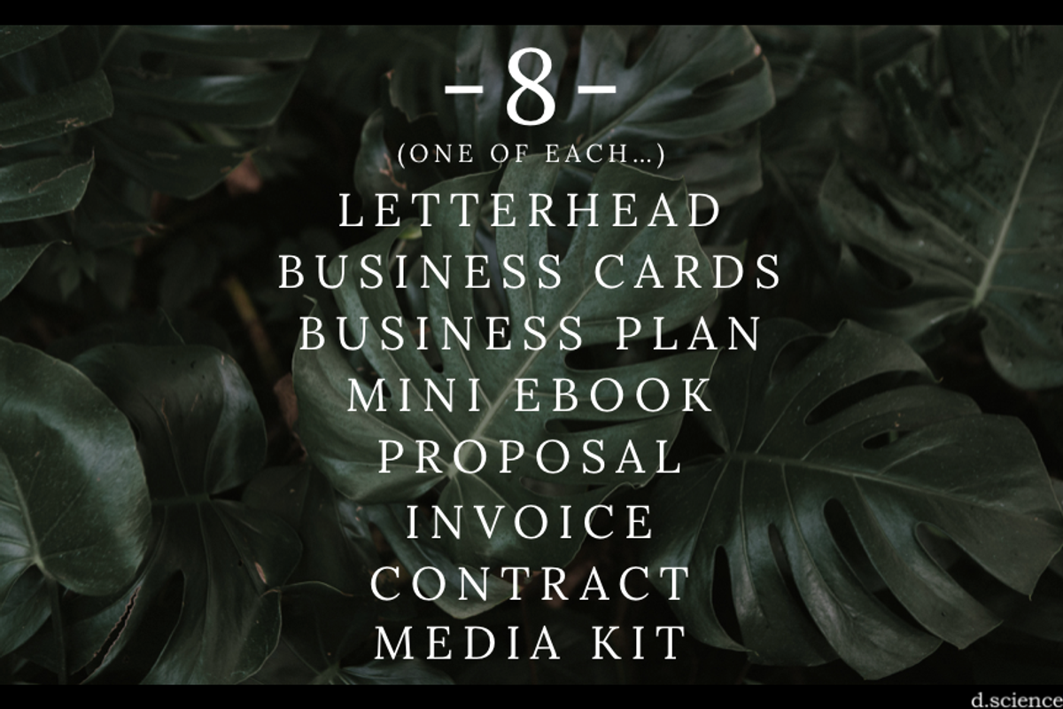 8 Branding Template Kit, a Stationery Template by Template Monkey @dscience (Photo 4 of 24)