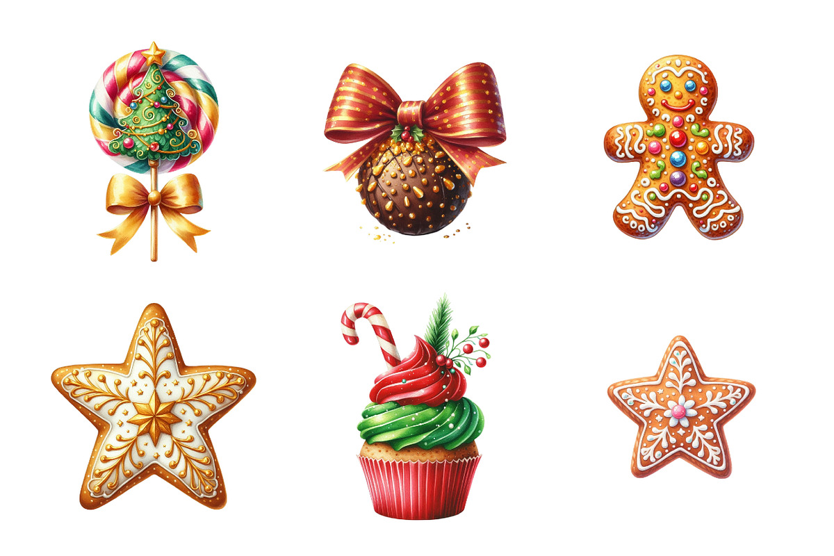 Christmas Treats Festive Food, an Illustration by Design Market (Photo 2 of 5)