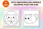 Cute Squishmallow Coloring Page, an Animal Illustration by Salaly (Thumbnail 7 of 9)