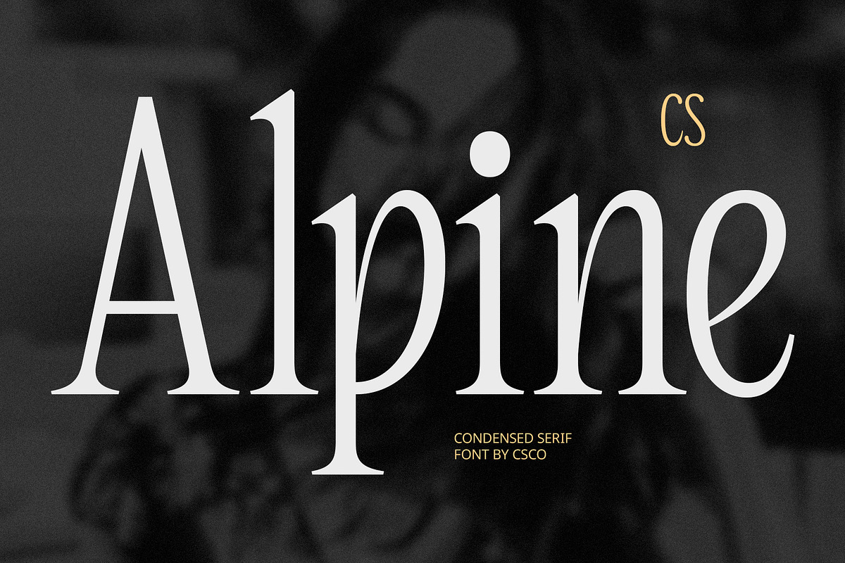 CS Alpine – Contemporary Font, a Serif Font by Craft Supply Co. (Photo 1 of 8)