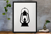Lantern Silhouette SVG #2, a Decorative Illustration by newminddesign (Thumbnail 3 of 5)