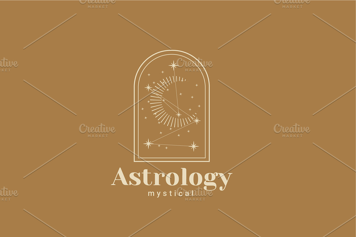 Astrology Mystic Logo Bundle, a Branding & Logo Template by Dyn Studio (Photo 2 of 6)