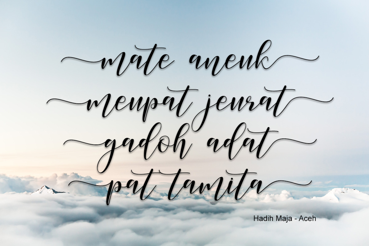 paradise calligraphy modern + Bonus preview 5