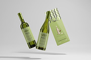 White Wine with Bag Mockups, a Product Mockup by pmvch (Thumbnail 8 of 8)