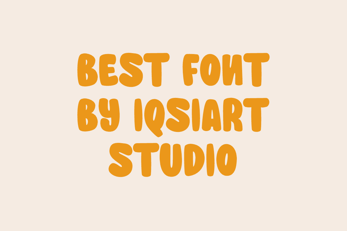 Radoyan Jenang - Kids Font, a Sans Serif Font by Iqsiart Studio (Photo 4 of 6)