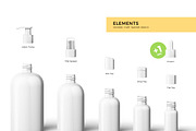 Cosmetic Bottles Mockup Vol.1, a Cups & Container Mockup by Kotulsky Mockups (Thumbnail 2 of 4)