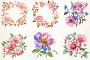 Summer Wild Rose Pink Florals, an Illustration by Libby Wishes (Thumbnail 4 of 5)