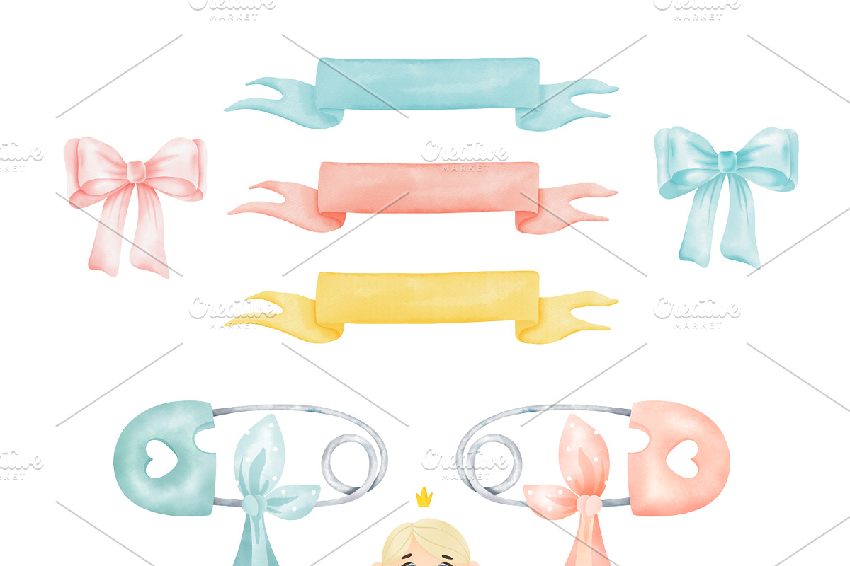 Watercolor bear clipart. Baby bears, an Animal Illustration by Natalya_Mona_Art (Photo 2 of 10)