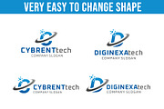A to Z Tech Company Letter Logo Set, an Object Graphic by FarhanYousaf (Thumbnail 5 of 5)