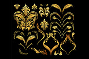 Gold Vintage Glamour Flourishes, an Object Graphic by ilonitta (Thumbnail 3 of 7)