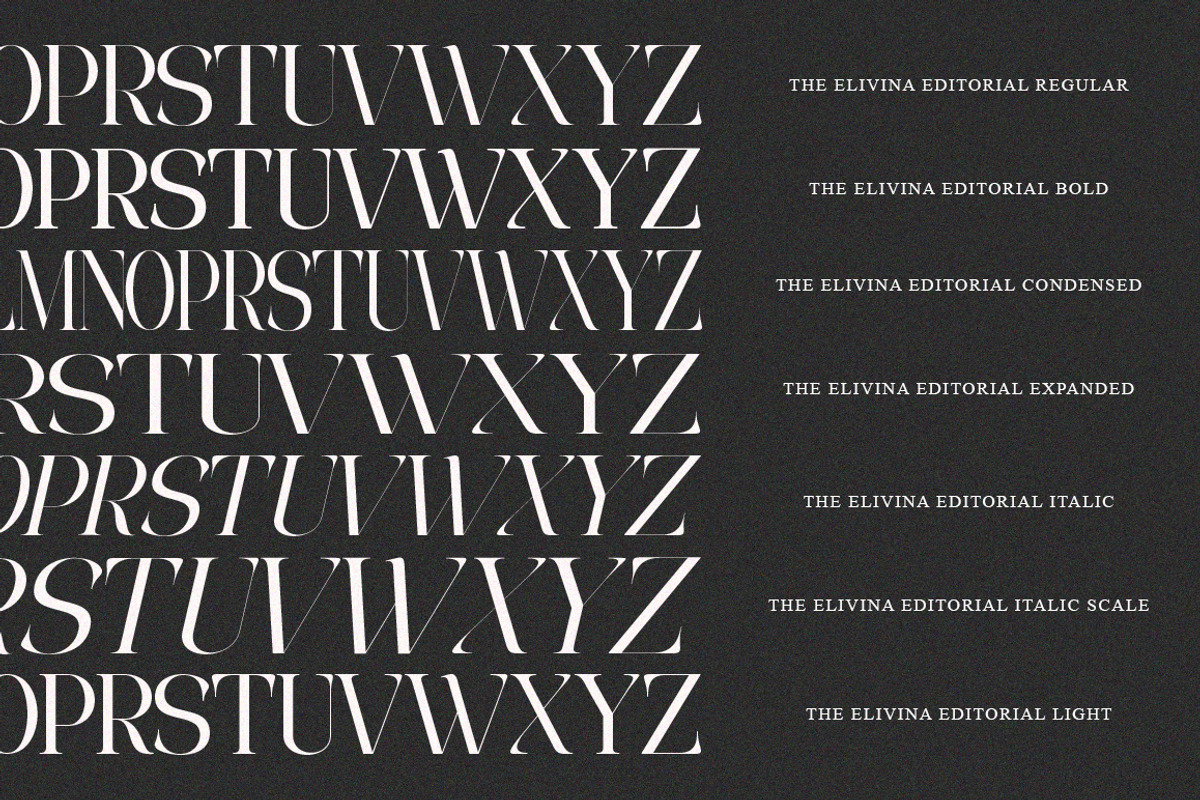 The Eliven Editorial | 7 Font Style, a Serif Font by IM Studio (Photo 15 of 15)