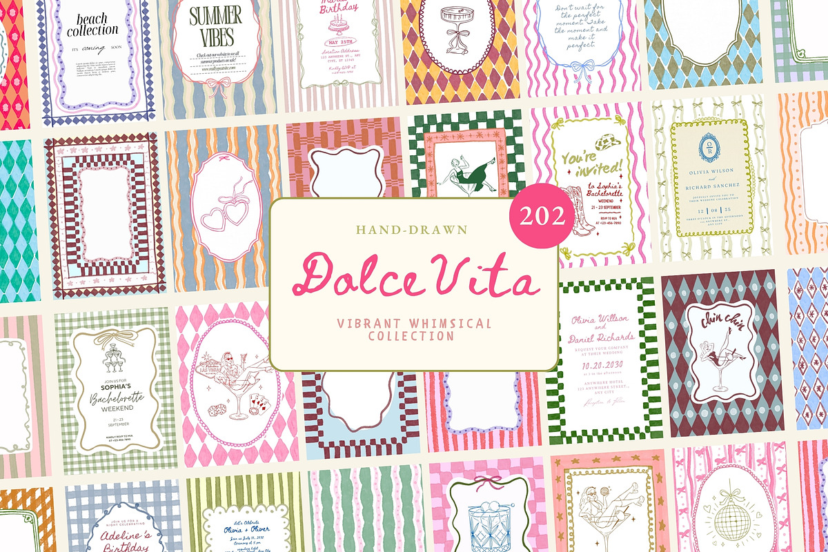 202 Whimsical Frames Collection, a Decorative Illustration by NassyArt (Photo 1 of 33)