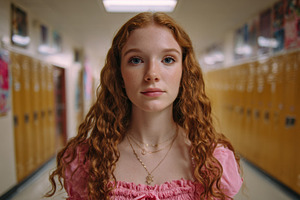 Student in school hallway during day, a Photo by Beautiful things