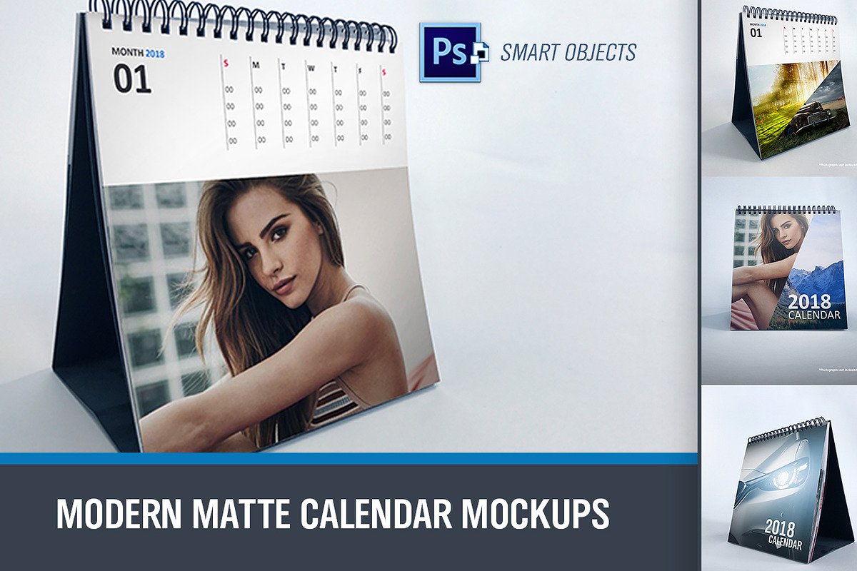 Modern Calendar Mockups, a Mockup by Shop Mockpro (Photo 1 of 7)
