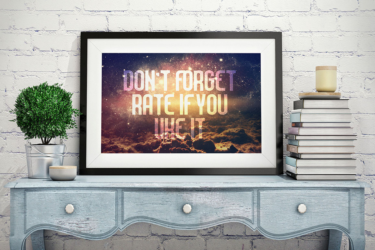Canvas Poster Mock Up V2, a Print Template by Pixel Place (Photo 6 of 6)