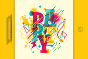 Youthful abstract backgrounds, an Illustration by Radoman (Thumbnail 7 of 7)